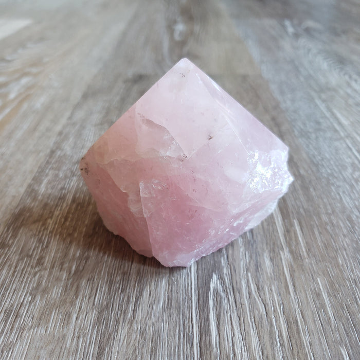 Large Rose Quartz Crystal Point