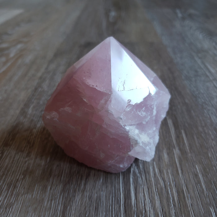 Large Rose Quartz Crystal Point