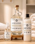 Rustic Strength - Laundry Starter Set | Fresh Linen (24oz Laundry Detergent, 16oz Tallow Fabric Softener & 4oz Linen Spray)