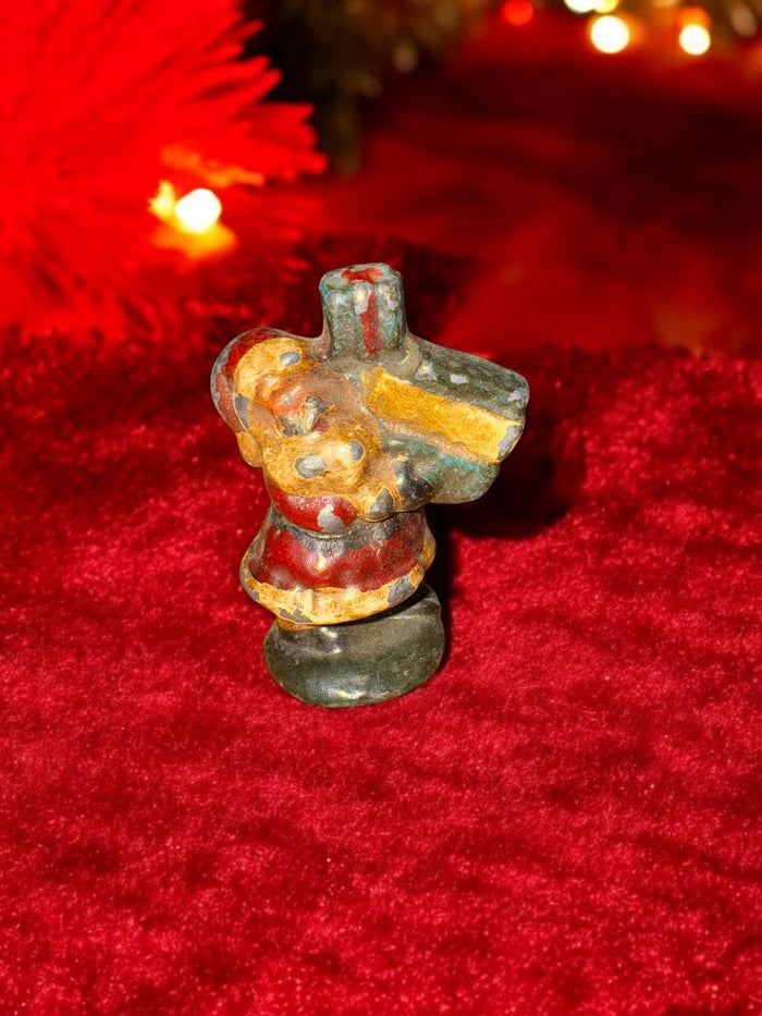 Lead Old Fashion Santa Claus with Toys-Jantiques LLC.
