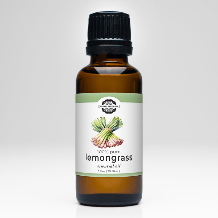 Rustic Strength - Essential Oil | 1oz Amber Glass Vial | Lemongrass