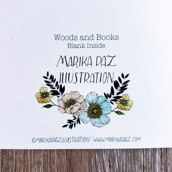 "Let's Go to the Woods" Greeting Card