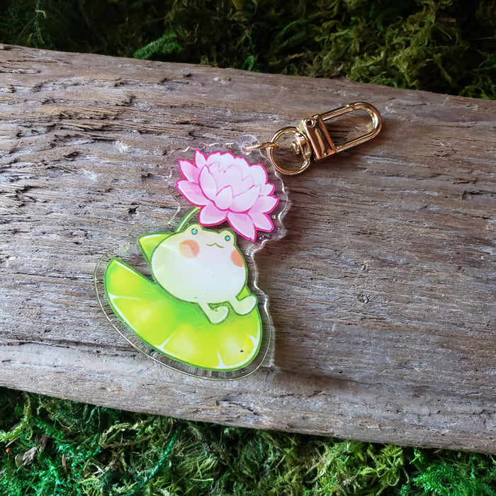 Lil Froggy Acrylic Keychain