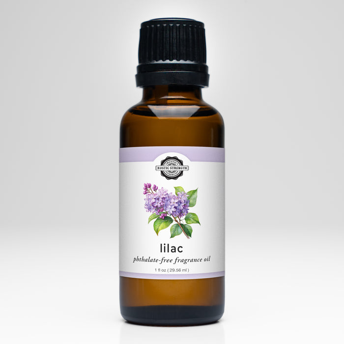Rustic Strength - Phthalate-Free Fragrance Oil | 1oz Amber Glass Vial | Lilac