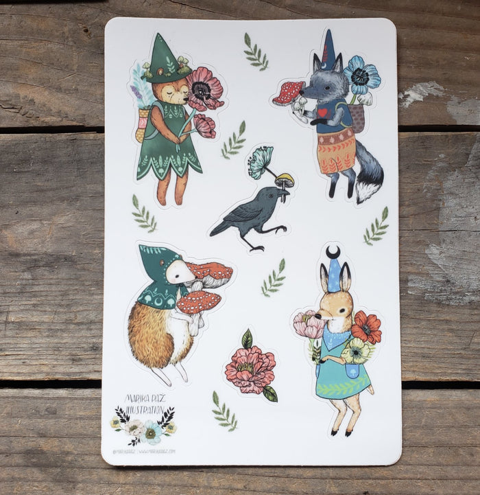 Little Mage Vinyl Sticker Sheet