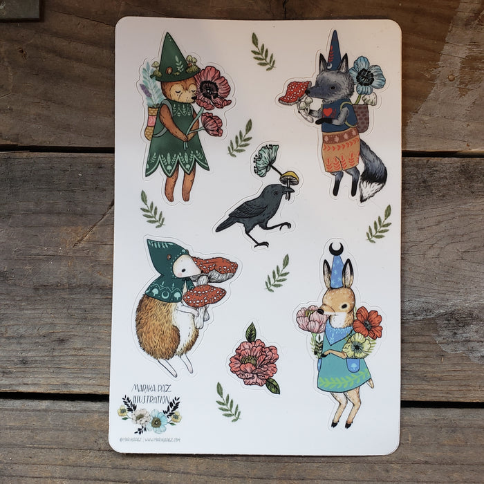 Little Mage Vinyl Sticker Sheet