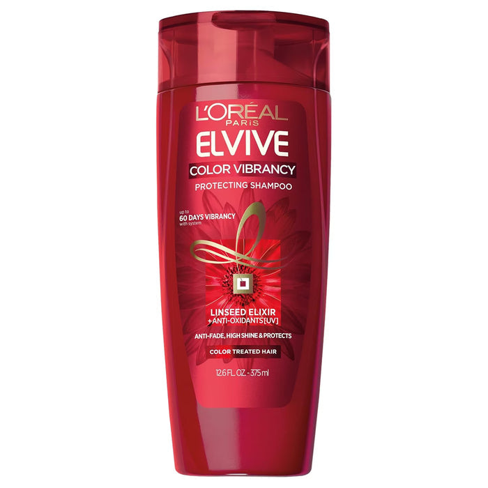 L'Oréal Paris Elvive Color Vibrancy Protecting Shampoo for Color-Treated Hair 12.6 oz - 6 Pack