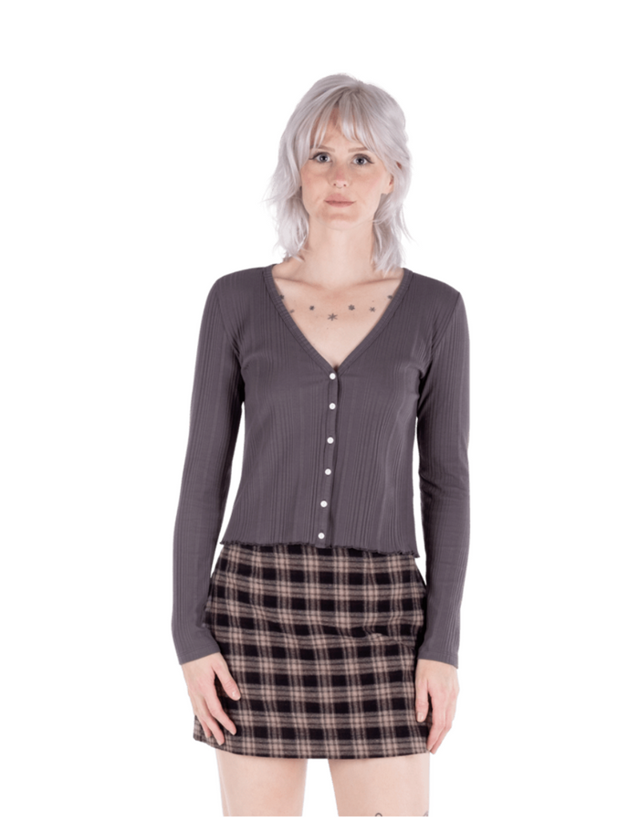 Madison Button Front Long Sleeve