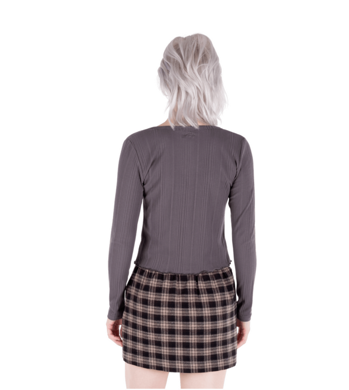 Madison Button Front Long Sleeve