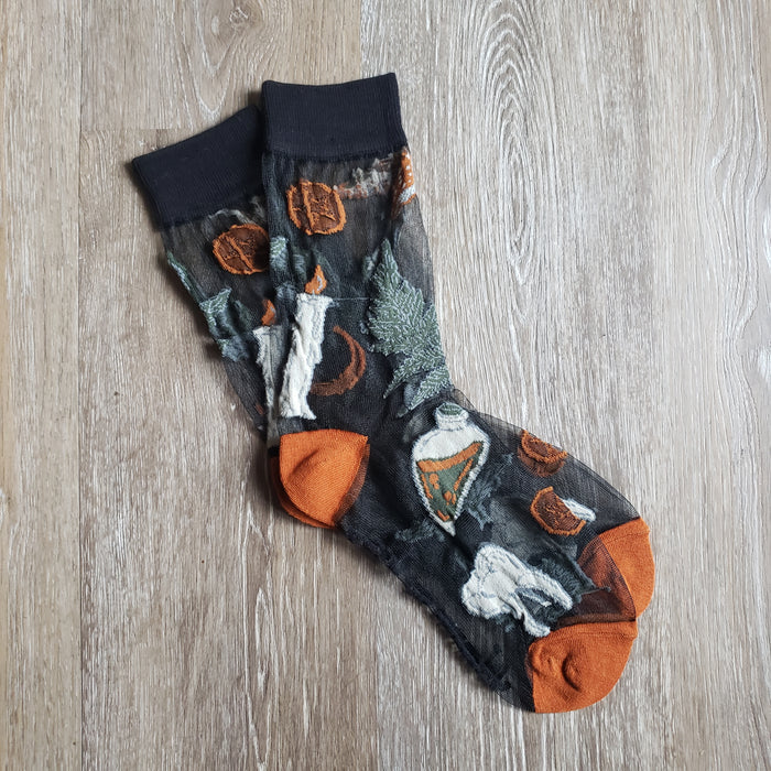 Magick Spell Sheer Socks