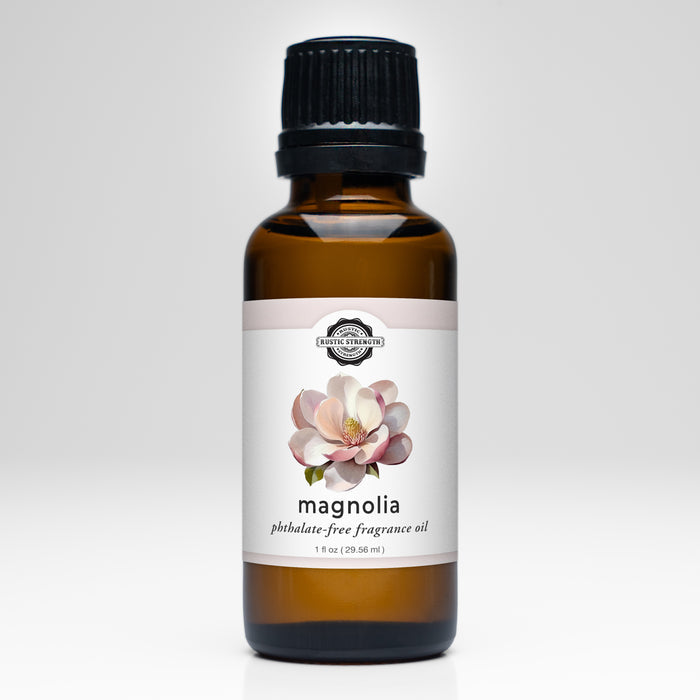 Rustic Strength - Phthalate-Free Fragrance Oil | 1oz Amber Glass Vial | 
Magnolia