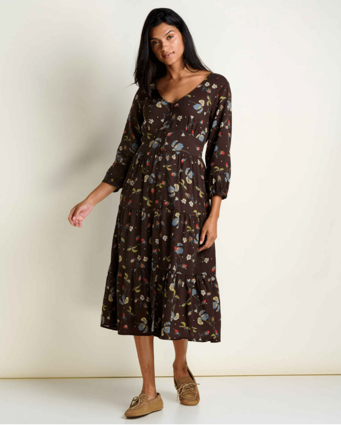 Manzana Tiered Midi Dress