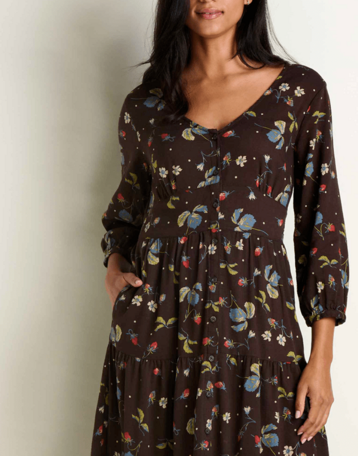 Manzana Tiered Midi Dress
