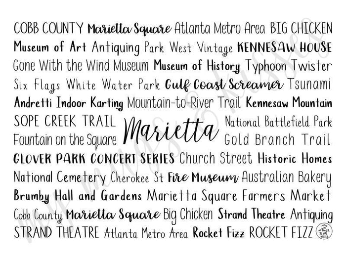 Marietta, GA Tumbler