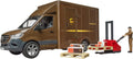 MB Sprinter UPS with driver and accessories