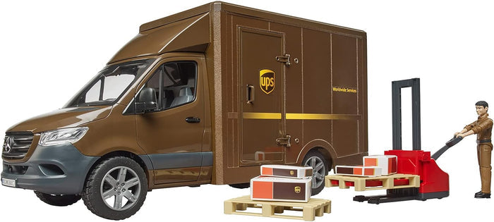 MB Sprinter UPS with driver and accessories