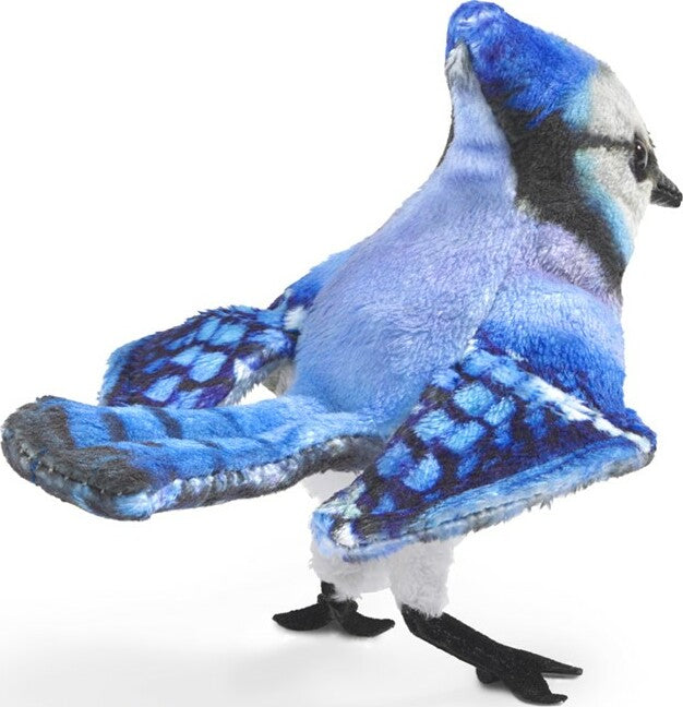 Mini Jay, Blue Finger Puppet