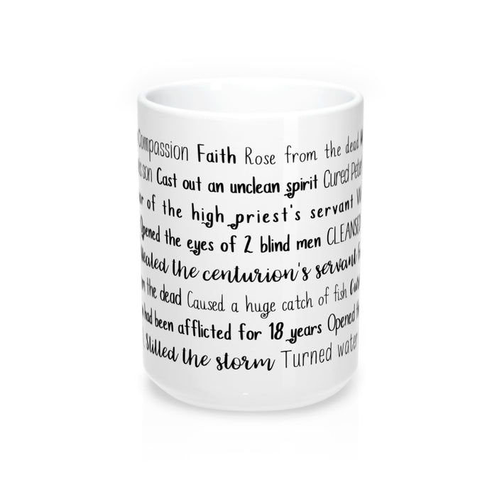 Miracles of Jesus Mug