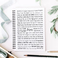 Miracles of Jesus Spiral Notebook