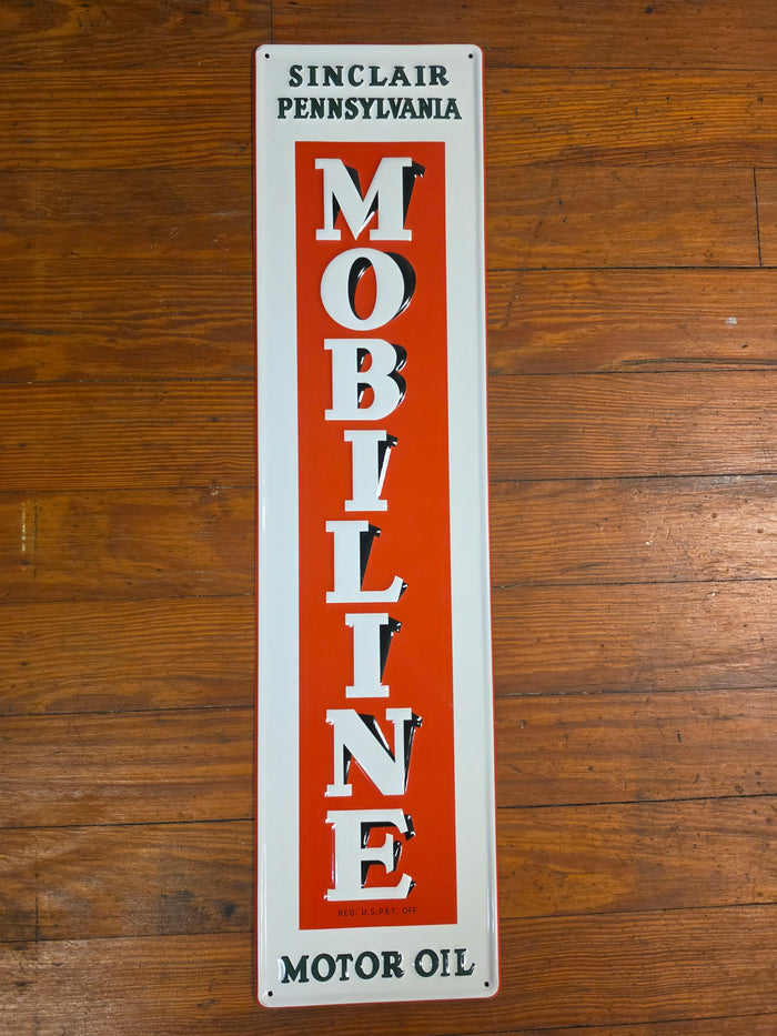 Mobilize Motor Oil metal sign