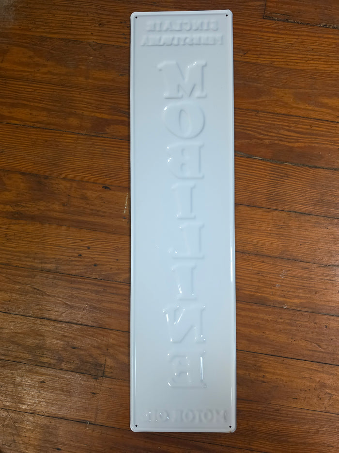 Mobilize Motor Oil metal sign