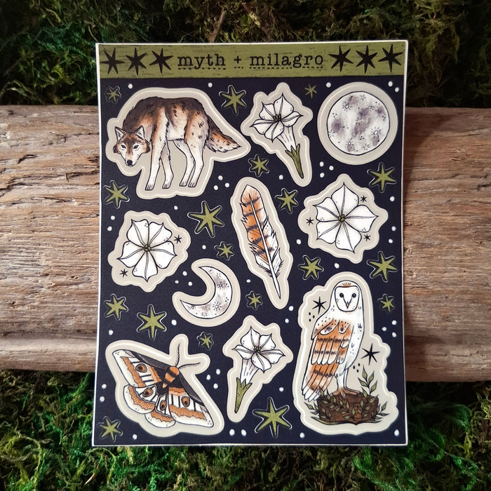 Moonlit Night Sticker Sheet