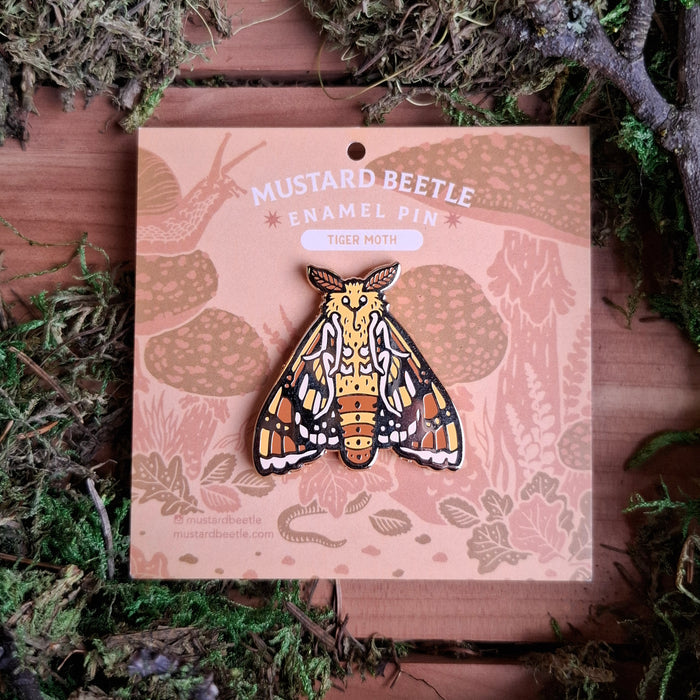Moth Enamel Pin