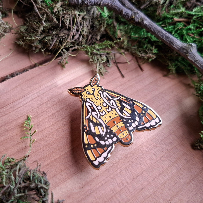 Moth Enamel Pin