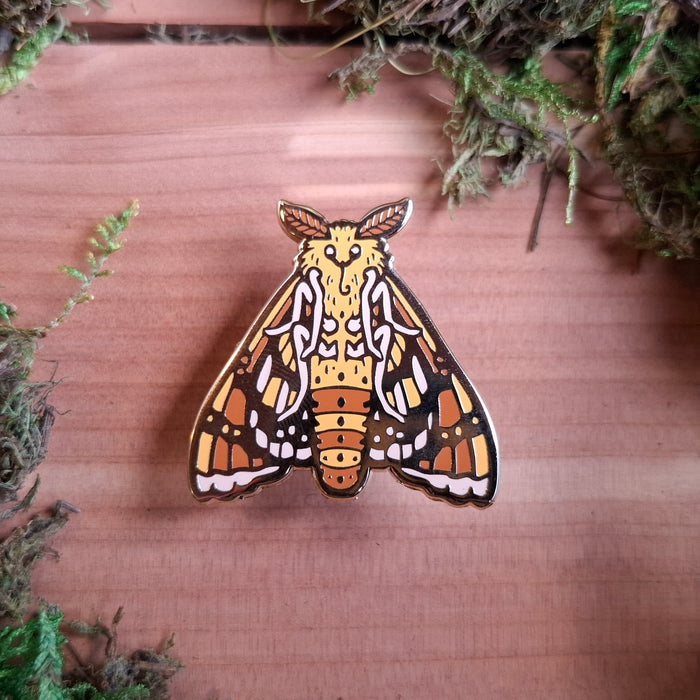 Moth Enamel Pin