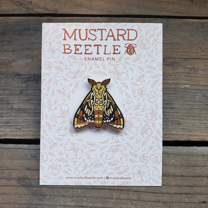 Moth Enamel Pin