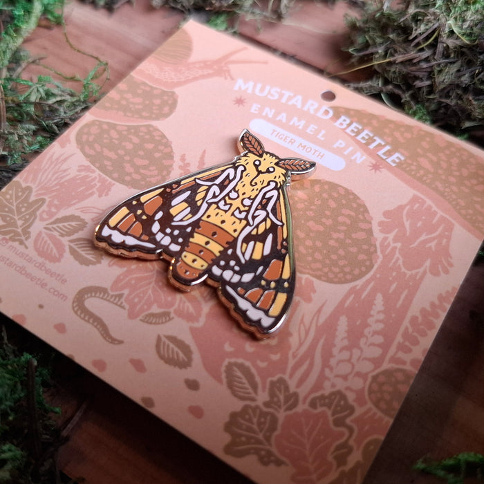 Moth Enamel Pin