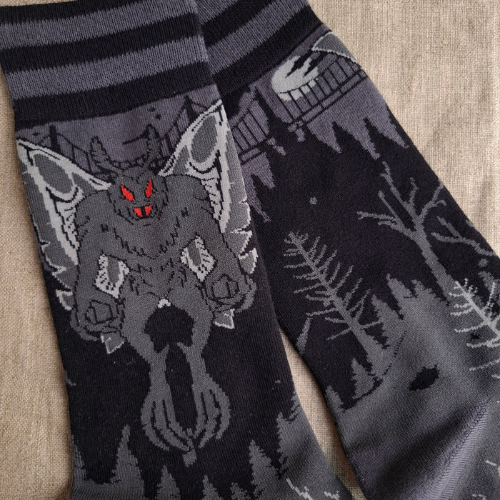 Mothman Crew Socks
