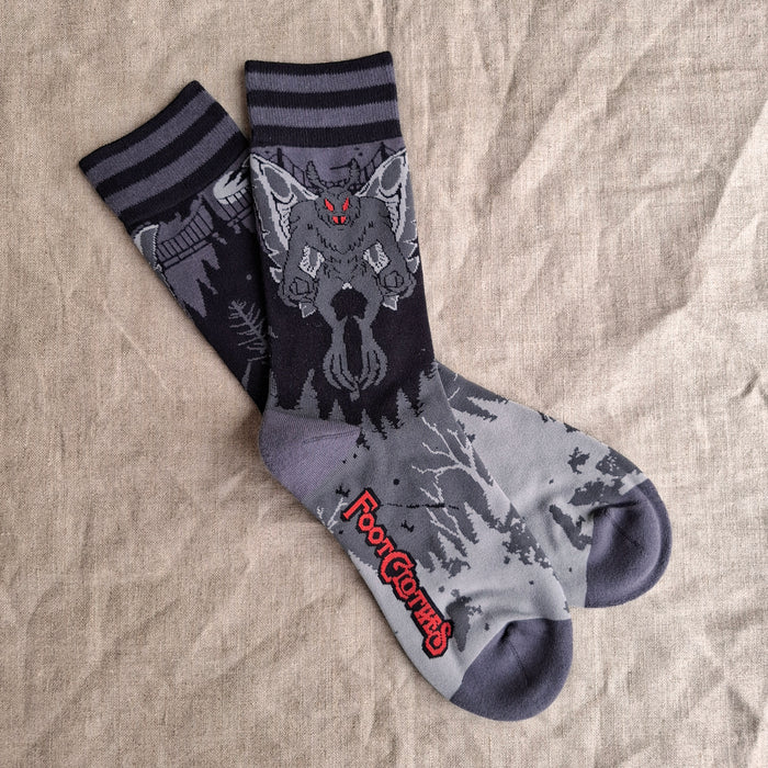 Mothman Crew Socks