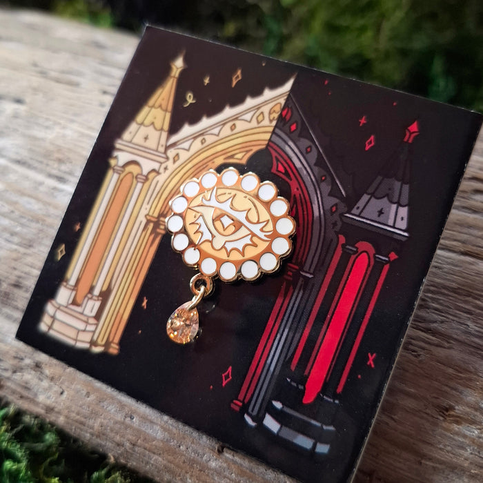 Mourning Eye Enamel Pin