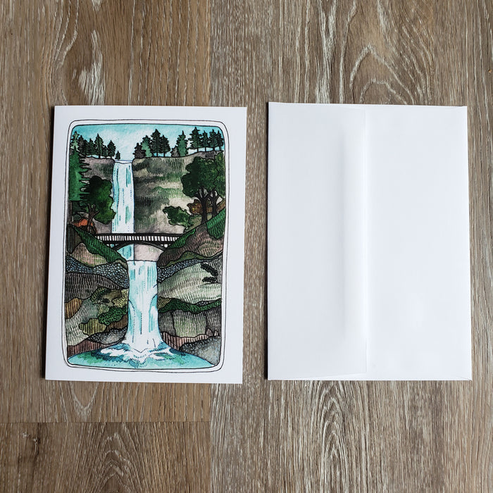 Multnomah Falls Greeting Card