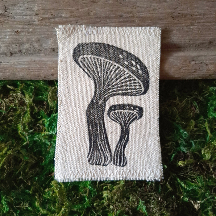 Mushroom Pair Canvas Patch
