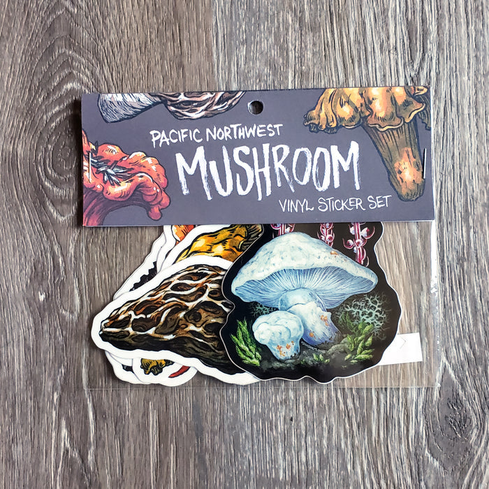 Mushroom Vinyl Sticker Set