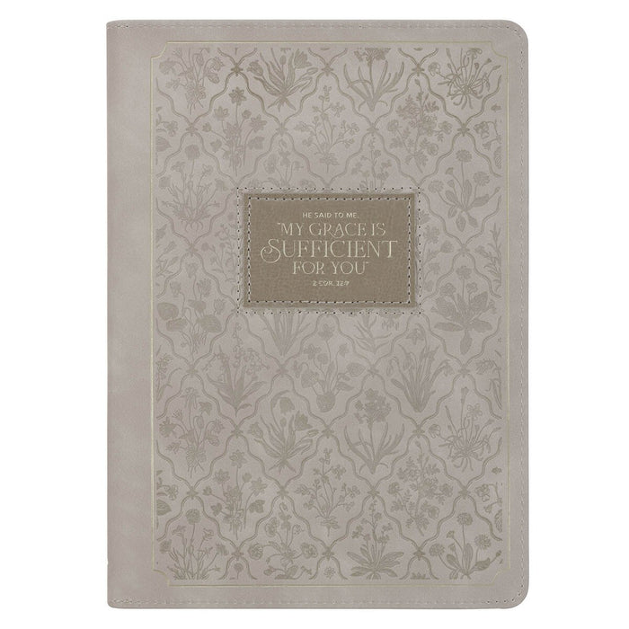 My Grace Is Sufficient 2 Corinthians 12:9 Zip Journal
