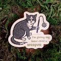"my inner child" Cat Vinyl Sticker