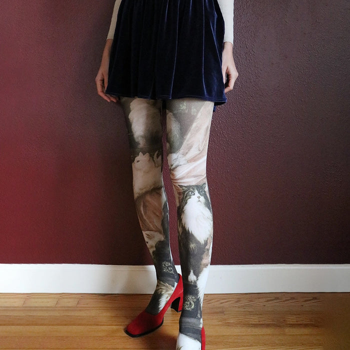 "My Wife's Lovers" Printed Art Tights