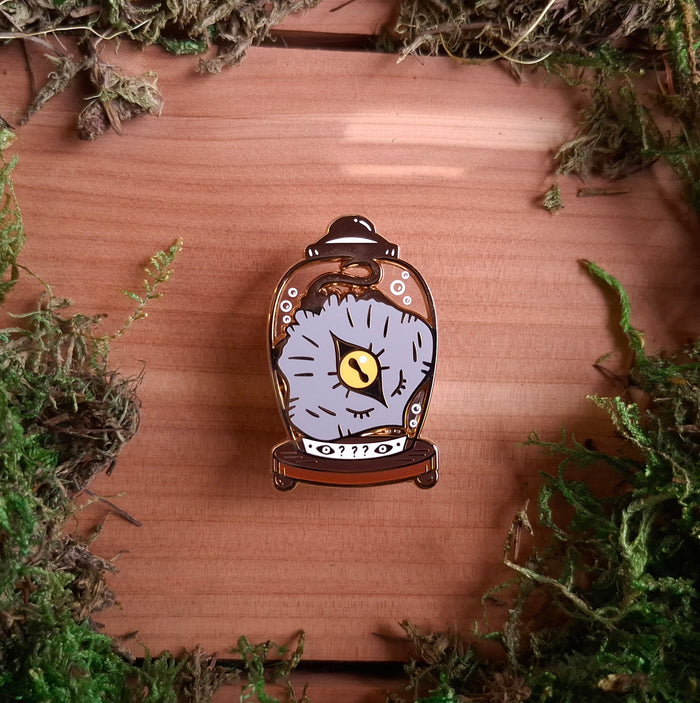 Mysterious Stingray Specimen Enamel Pin