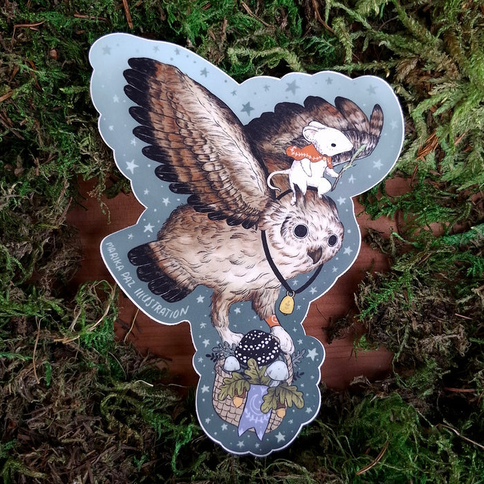 Mystic Owl Vinyl Sticker