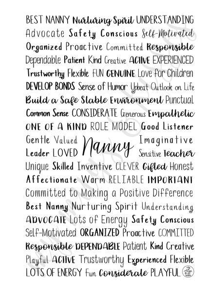 Nanny Spiral Notebook