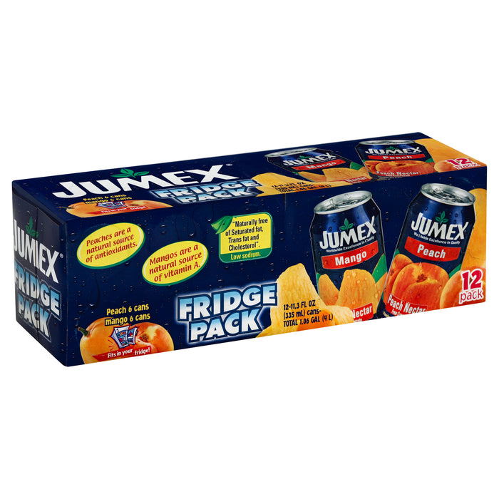 Néctar Jumex 12 unidades - Melocotón 6 latas Mango 6 latas