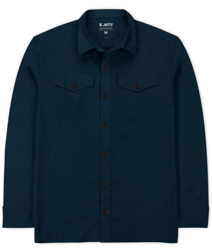 Noah Long Sleeve Shirt - Navy