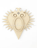 Odd Heart Medallion No.2 - paperwhimsy