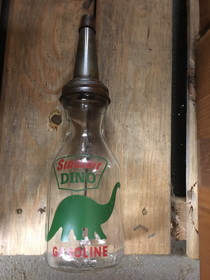 Oil Bottle - Sinclair Dino Gasoline-Jantiques LLC.