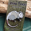Opossum Enamel Pin