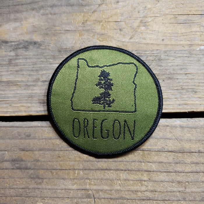 Oregon Pine Iron-On Patch