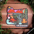 Oregon Wildlife Silhouette Vinyl Sticker